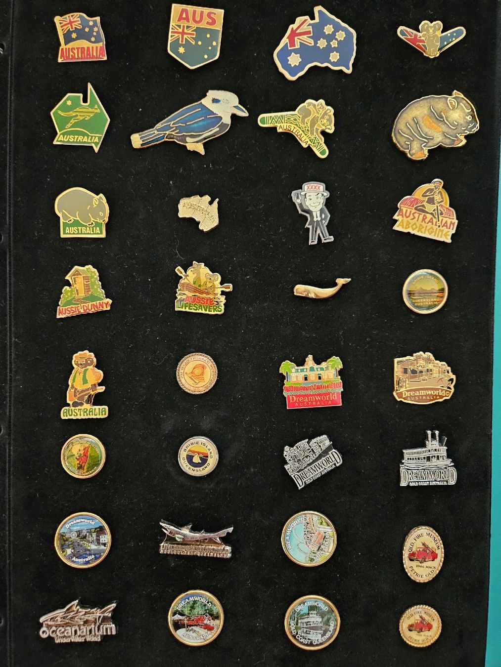 Placchette & Badge: Pin's Australien Set 70 Stück – Usato da Bern venduto da Sabulise