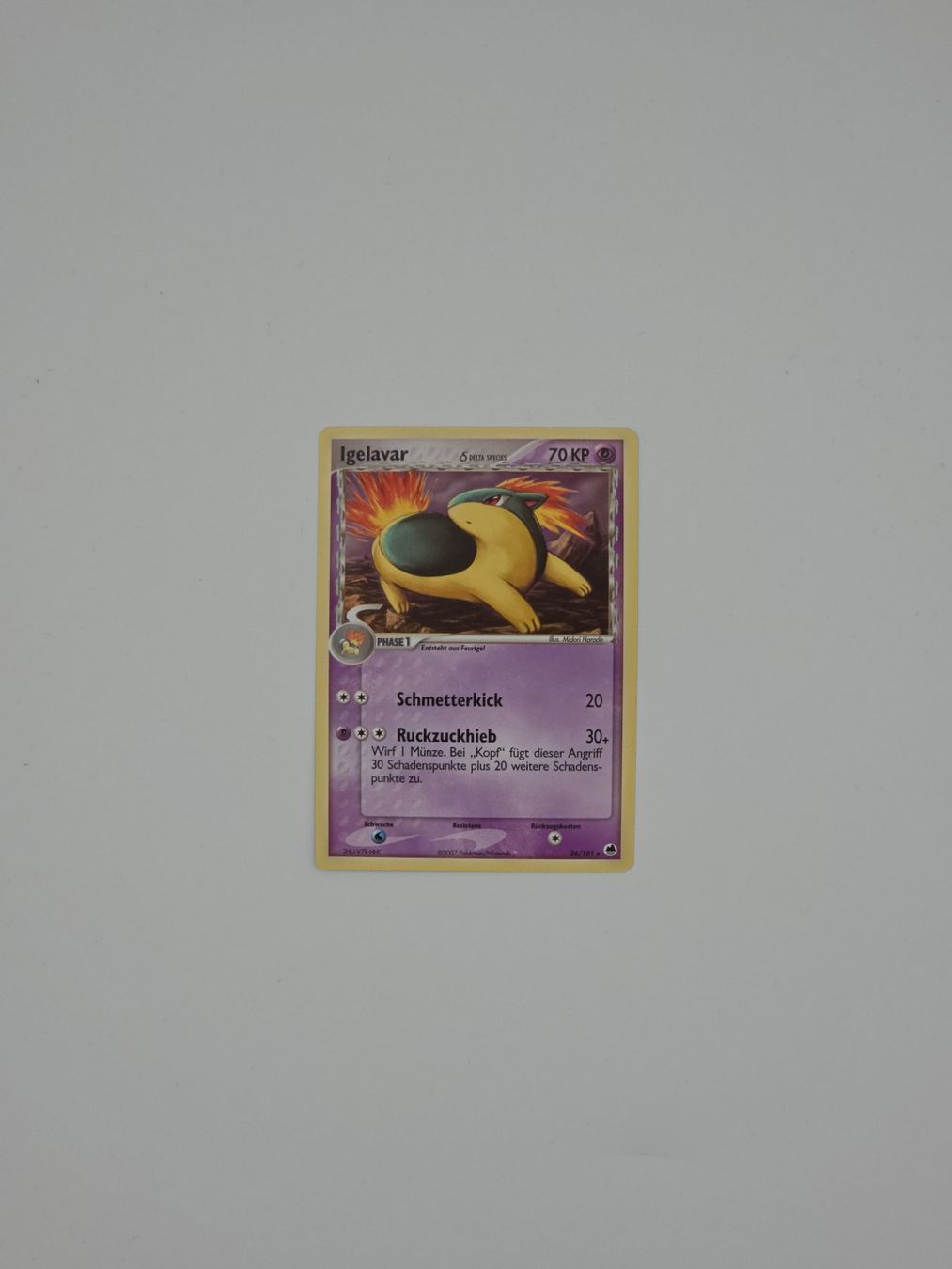 Pokémon Carte collezionabili: Igelavar δ Delta Species - EX Dragon Frontiers 36/101 (DE) – Usato da St. Gallen venduto da CardZelo