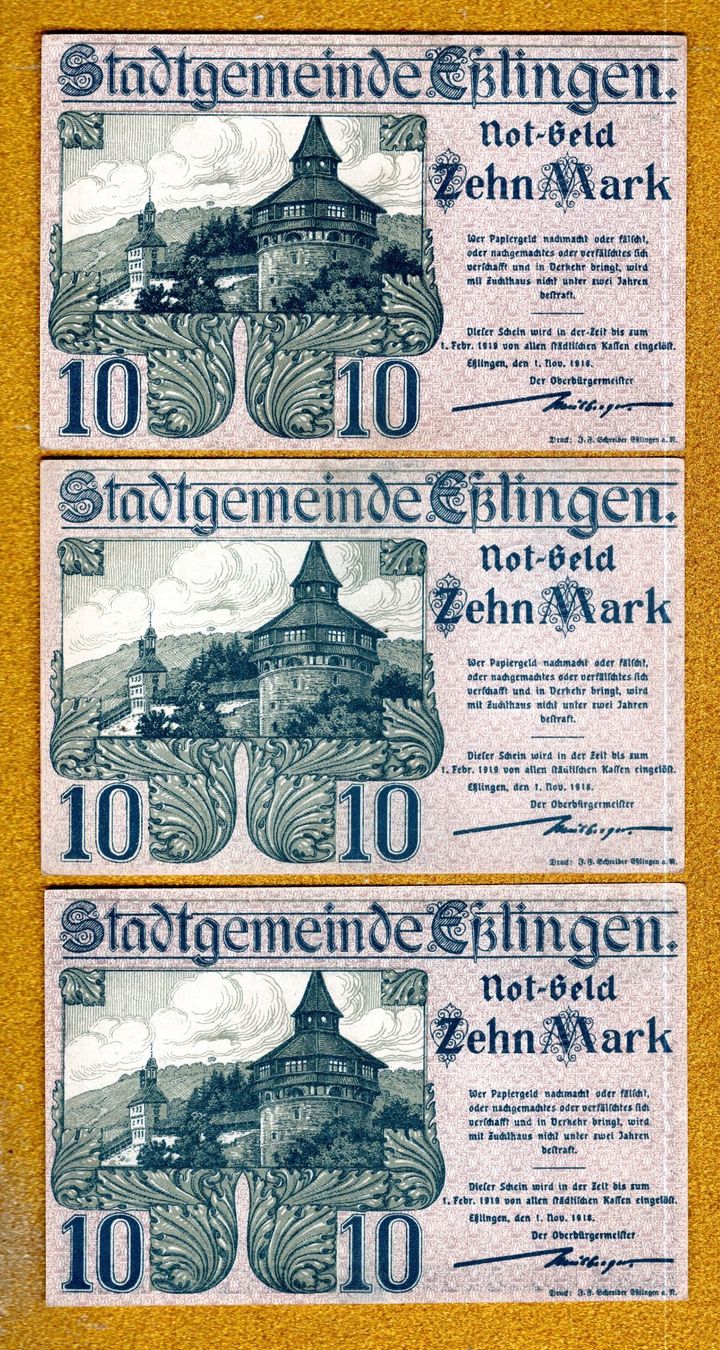 Billets de banque: Germany noten 3 stück UNC – Neuf (Voir description) à Leibstadt par baroc333