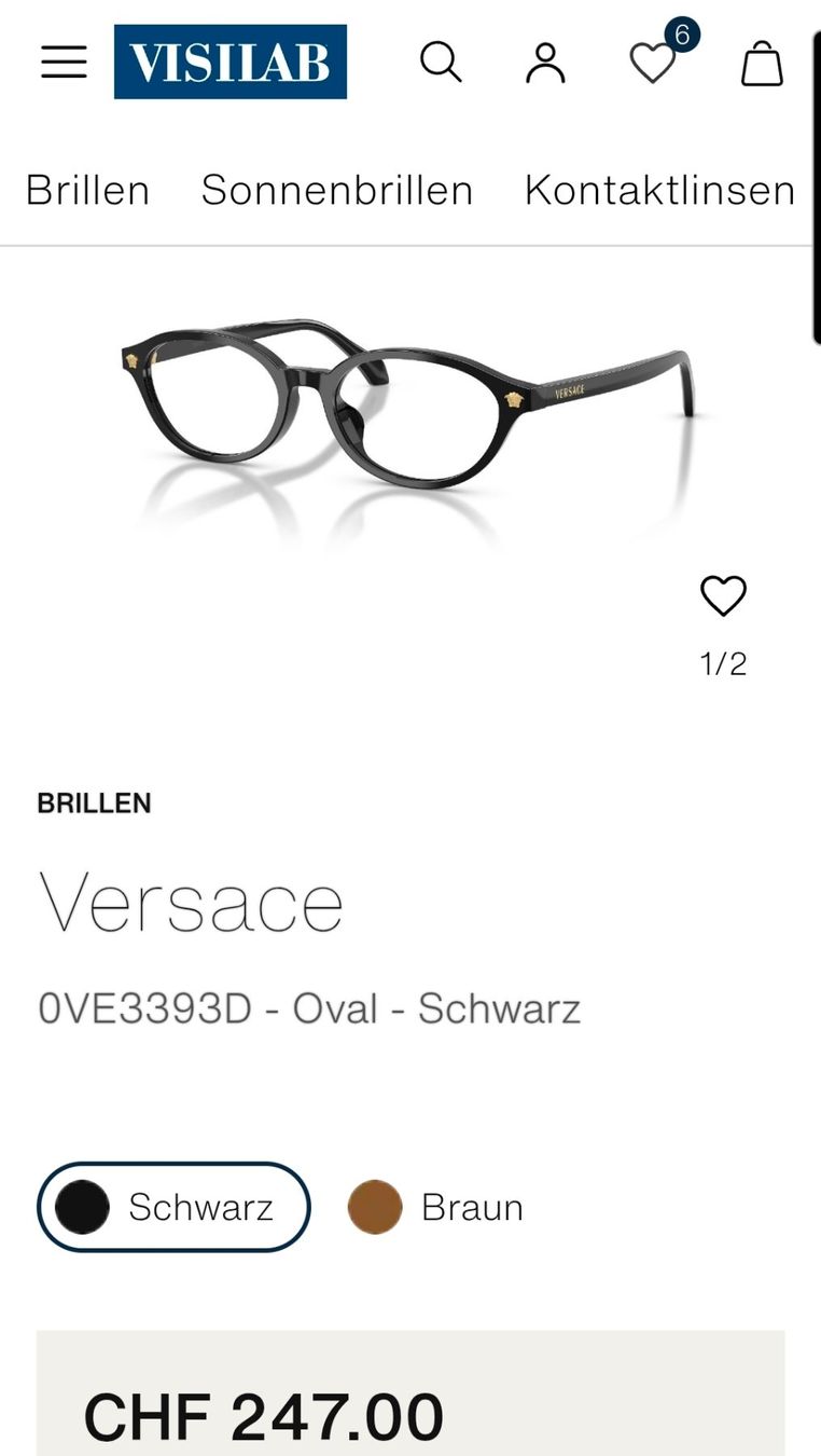 Brillen & Gläser: VERSACE BRILLENGESTELL NEU – Neu und originalverpackt aus Baden von tesorino73 7