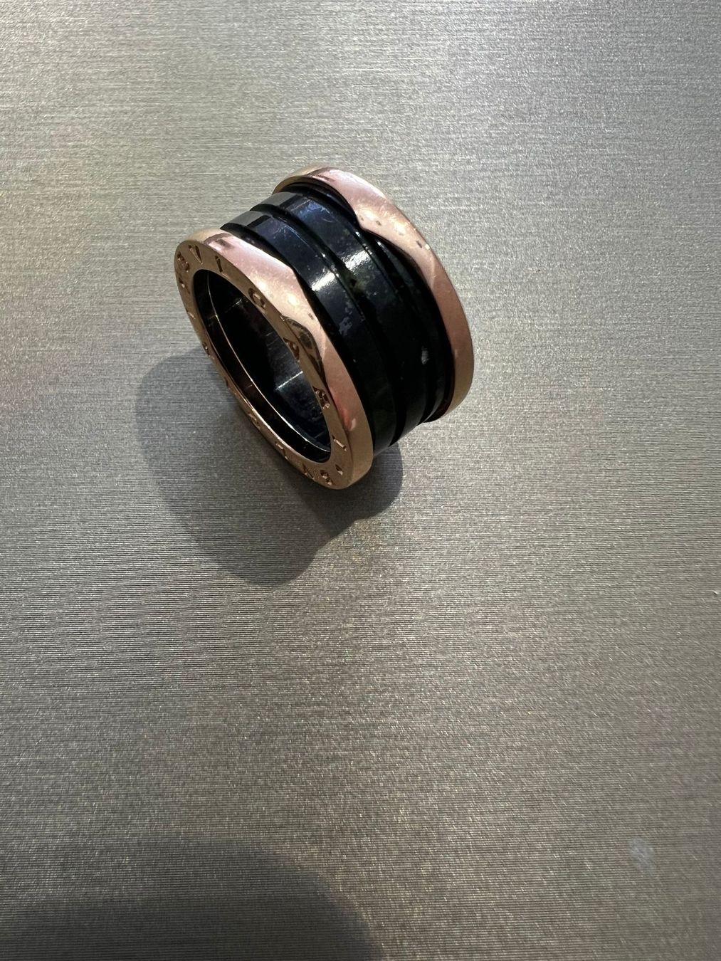 Bulgari Anelli: Bvlgari Ring B.Zero1 Roségold marble grün Gr. 57 – Usato da Glattpark(Opfikon) venduto da bar_p2wj 1