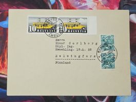 CL31 Enveloppe + Timbre Suisse 1946