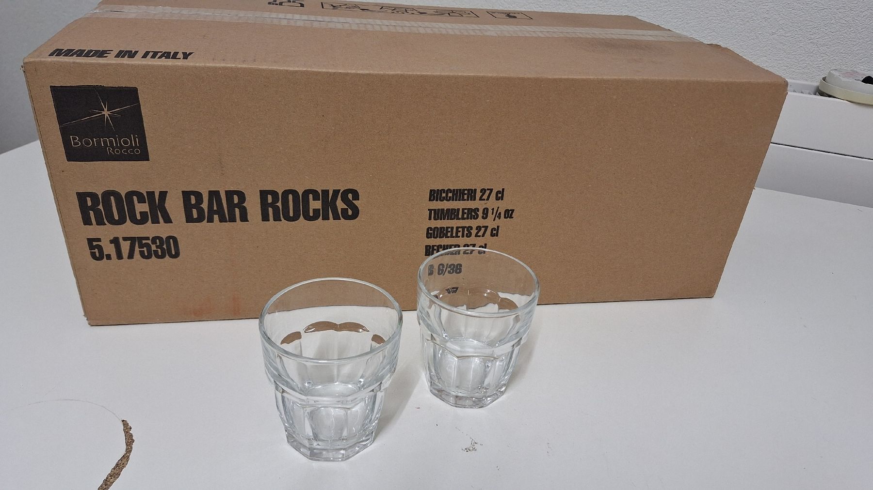 Bicchieri: Bormioli Rocco Rock Bar Rocks Gläser – Nuovo e nell'imballaggio originale da Binningen venduto da Bombeleger