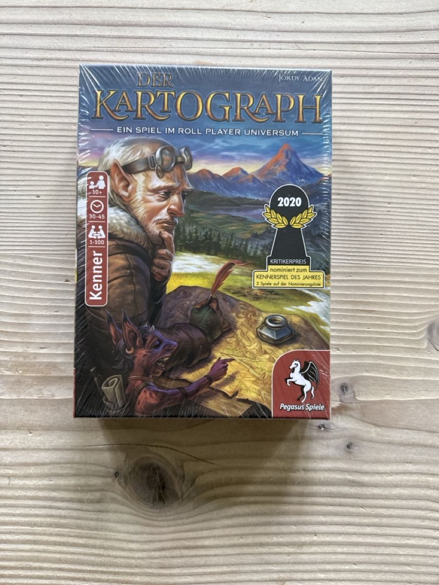 Pegasus Spiele Giochi: Kartograph, Spiel – Nuovo e nell'imballaggio originale da Hütten venduto da CaFeLe