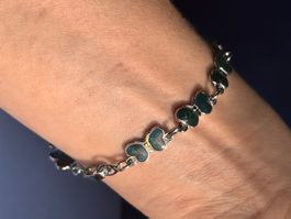 Schönes Silberarmband Schmetterlinge (19cm)