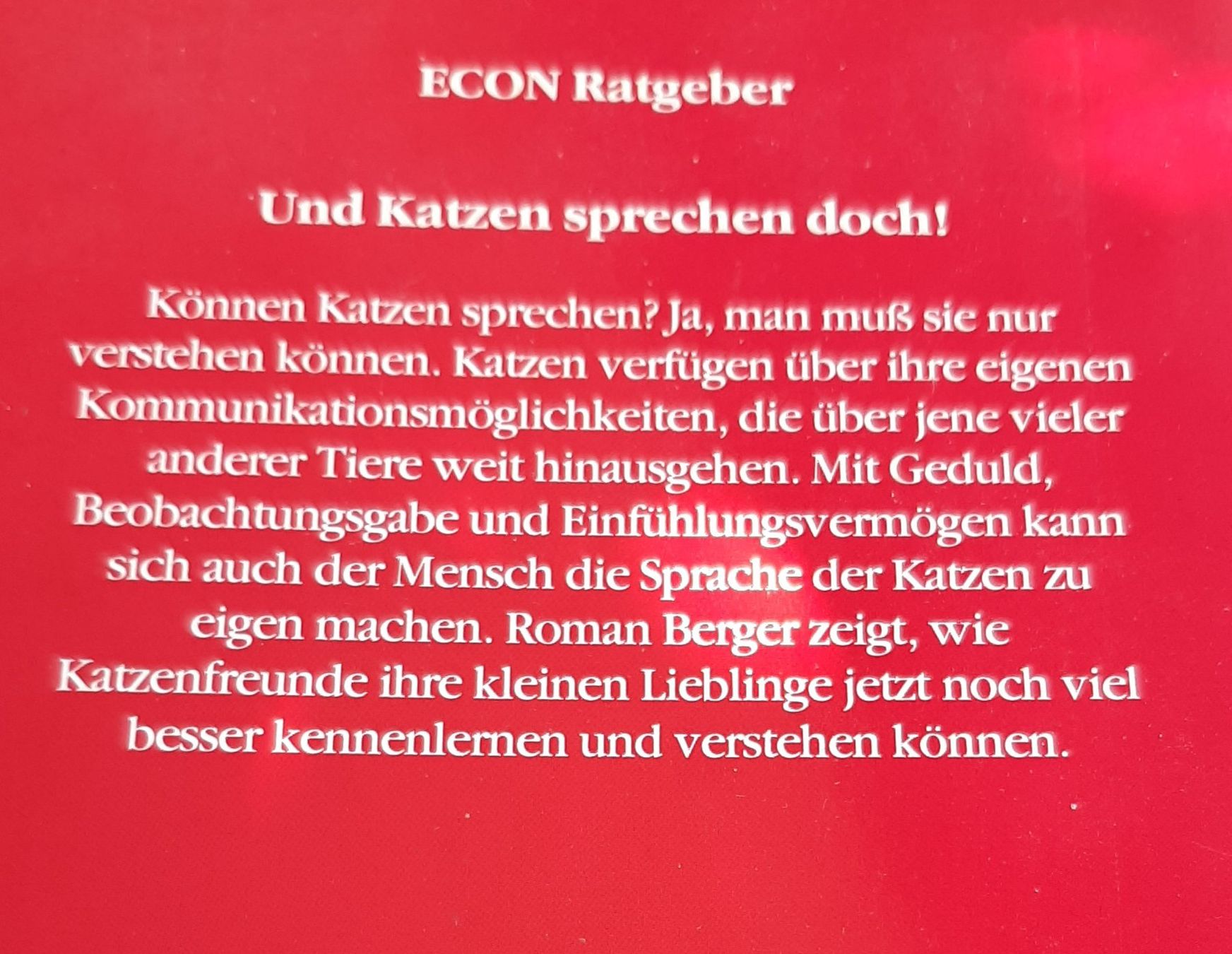 Libri: Katzenseele + und Katzen sprechen doch – Usato da Hochdorf venduto da Amazone0 4