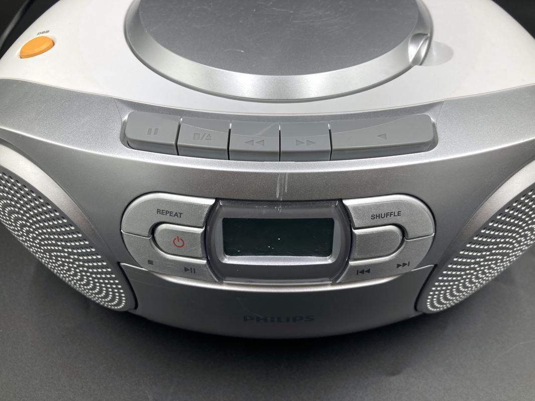 Philips Lettore multimediale & Streamer: PHILIPS | AZ127 | CD-Player | Radio | Weiss/Silber – Usato da Wittenbach venduto da Restwert_St-Gallen 1