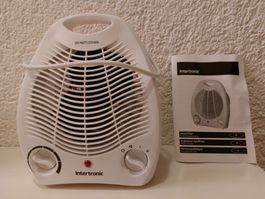 Intertronic Heizlüfter und Ventilator in einem