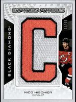 Nico Hischier 2025-26 UD Black Diamond Captains Patches /99