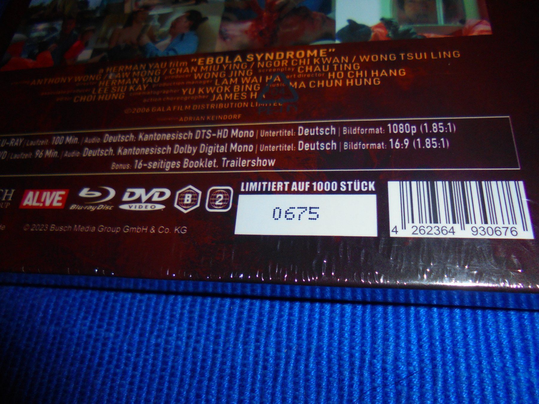 Alle DVDs: Mediabook  EBOLA Syndrome   Lim. 0675 / 1000 – Neu (gemäss Beschreibung) aus Wattenwil von Firebird1 4