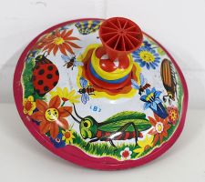 Blechkreisel LBZ Lorenz Bolz Zirndorf DE– Retro Brummkreisel