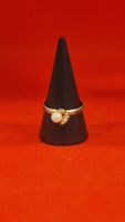 Elegante Vintage Ring mit Perle & Strass - Zeitlos schön!