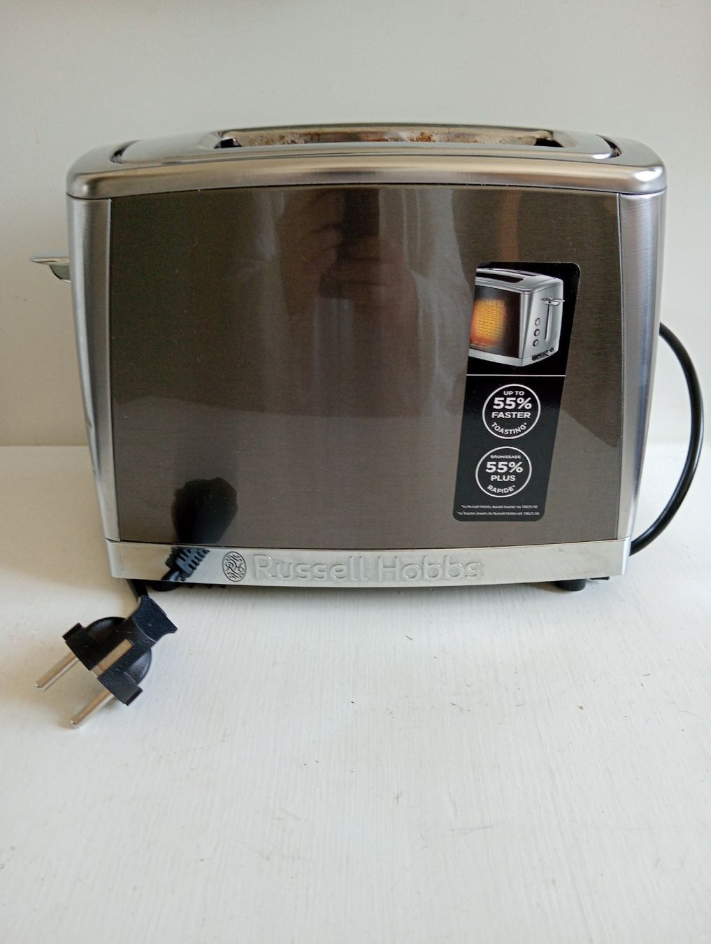 Russell Hobbs Elettrodomestici da cucina: Russell Hobbs Luna Moonlight Grey Toaster – Usato da Allschwil venduto da Evgeniia78