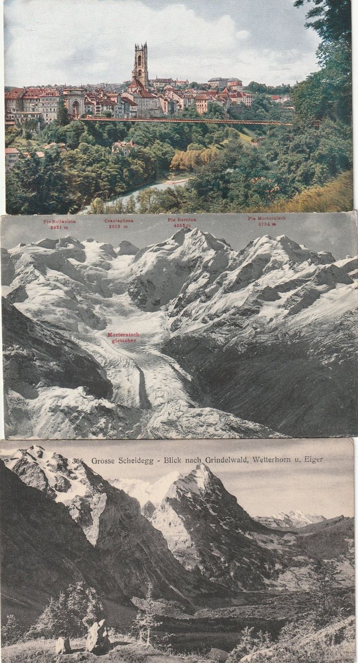 Cartoline postali: 15 verschiedene alte Ansichtskarten Schweiz – Usato da Rupperswil venduto da Ema10 6