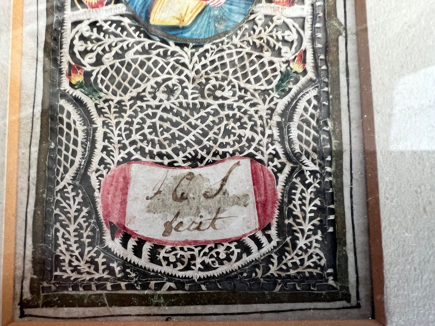 Foto & Immagini: Klosterarbeit Spizenbild 18./19. Jh. – Usato da Unterengstringen venduto da Gustav03 3
