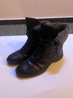JanetD Leder Winterstiefel mit Innenfutter Grösse 39