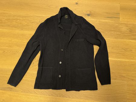 Doppelgänger Strickjacke/Cardigan, Herren, Dunkelblau