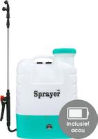 Elektrischer 16-Liter-Drucksprüher mit 12-V-Akku + 3Düsen