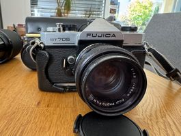 FUJICA ST 705 analog Fotokamera - Set mit div. Objektiven
