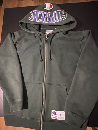 Champion Supreme Hoodie mit Reissverschluss, Grösse L