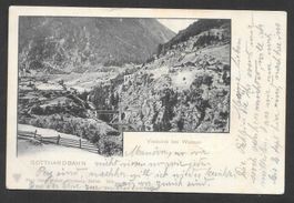 Wassen Viadukte der Gotthardbahn Feldpoststempel