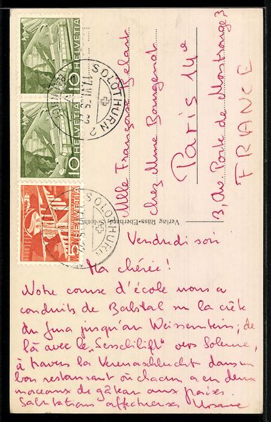 Cartoline postali: AK Solothurn, Baseltor mit St. Ursenturm – Usato da Berlin venduto da bartko-reher 1