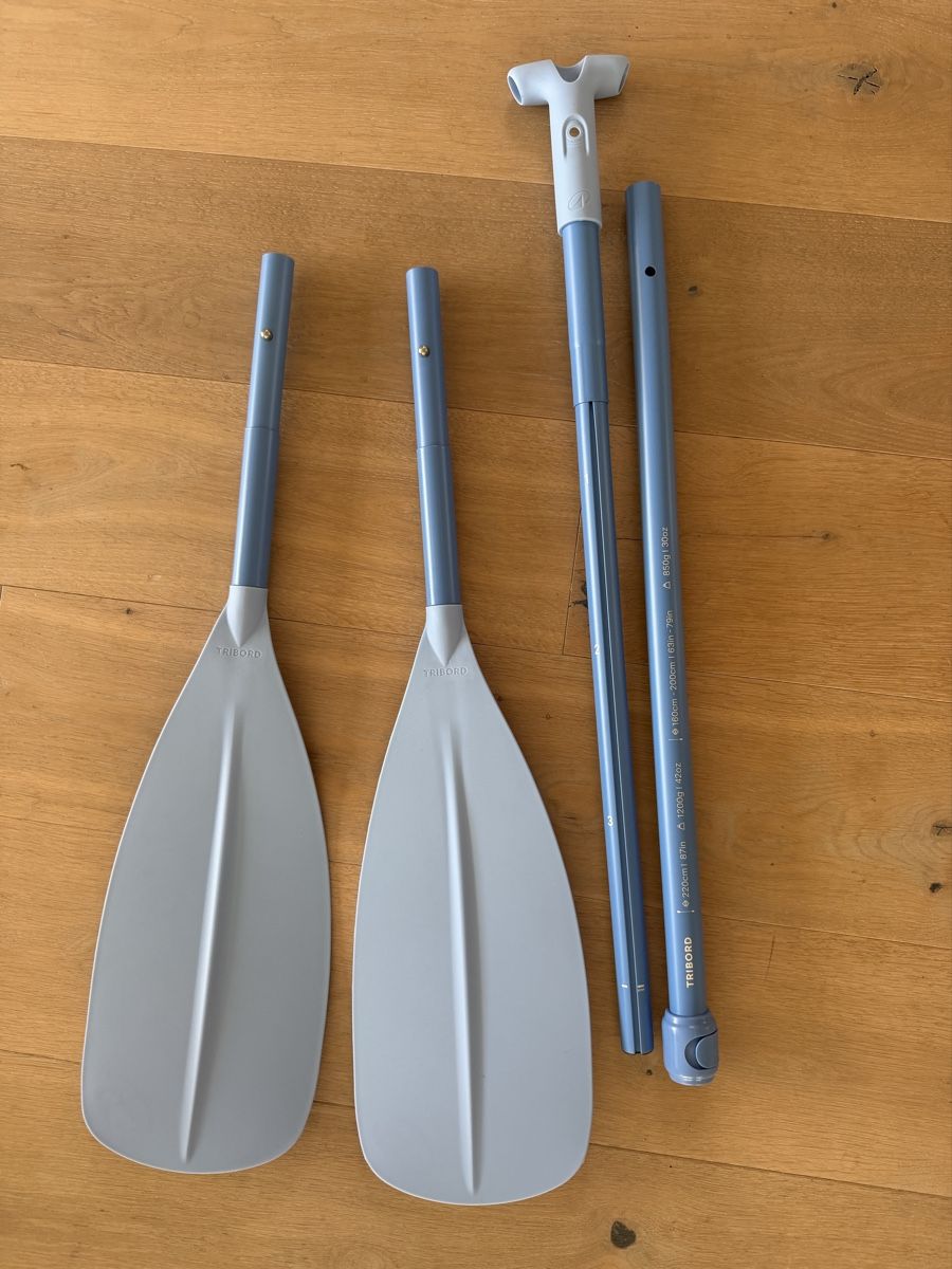 Decathlon Gommoni, kayak & canoe: TRIBORD Paddel SUP, Kajak neu – Nuovo e nell'imballaggio originale da Neftenbach venduto da Sunnystreet