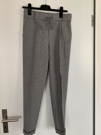 Pantalon pied de poule Benetton Femme Taille S