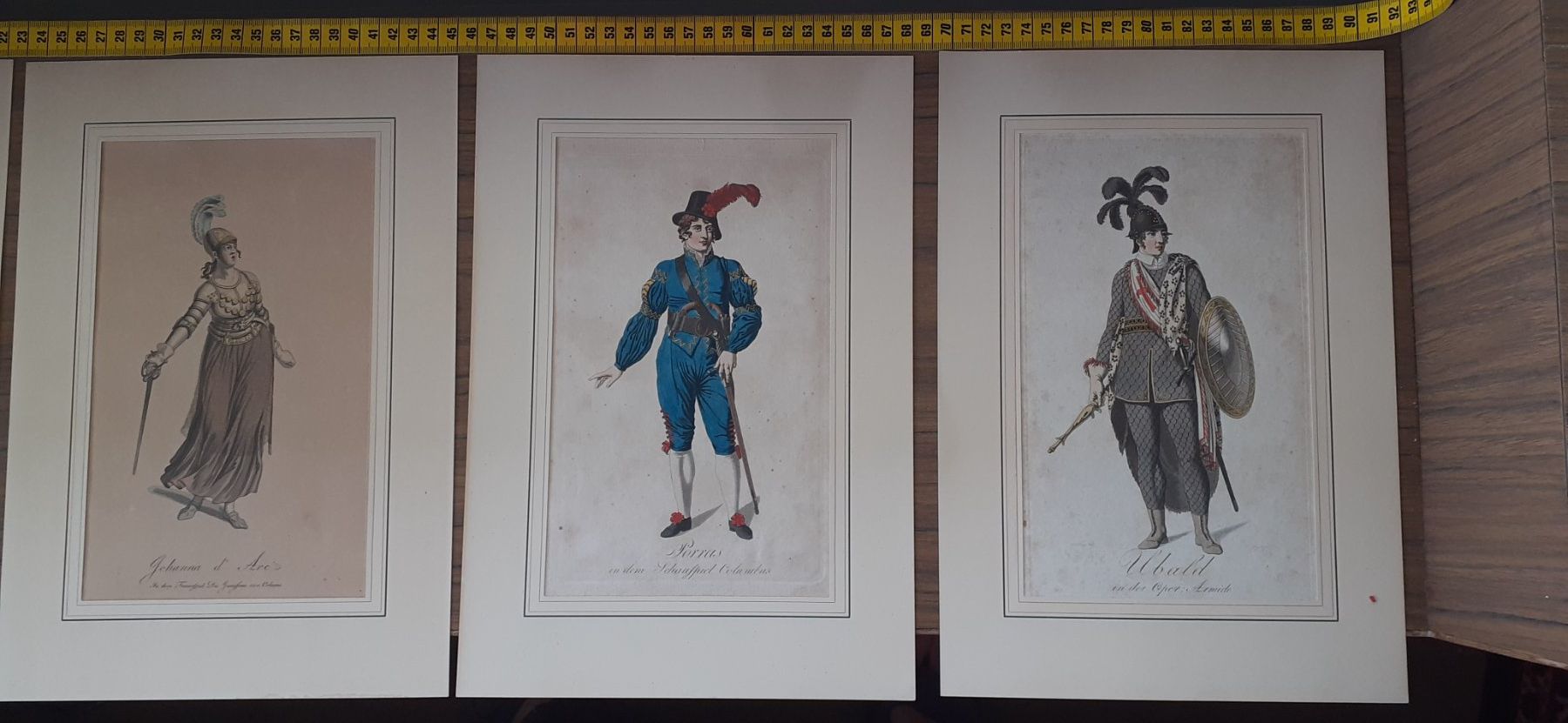 Grafica & Litografie: Lithographien Kostüme handkoloriert – Usato da Mörschwil venduto da antiksalon21 3