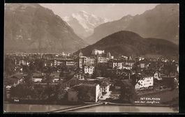Interlaken, Panoramaansicht mit der Jung