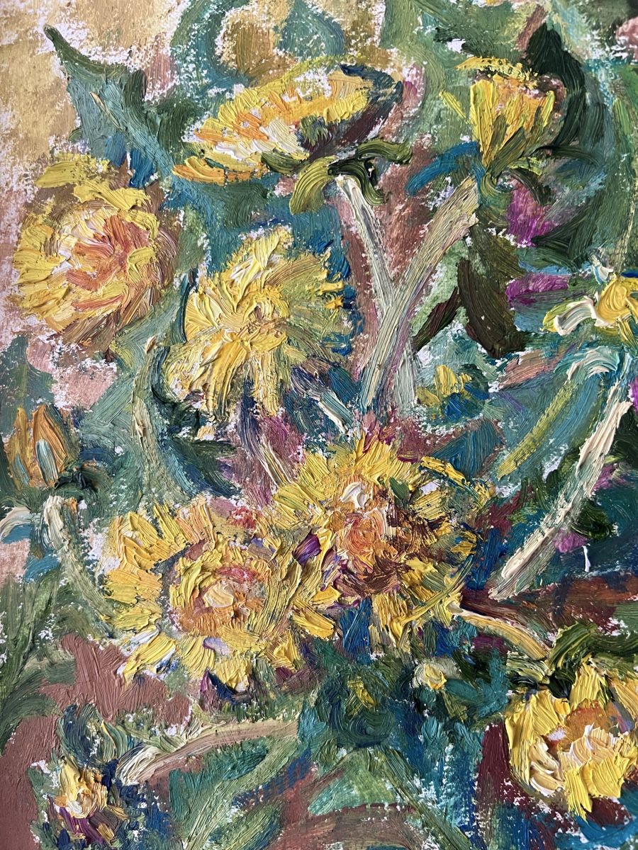 Tableaux: Max Bosshard SonnenBlumen Gemälde – D'occasion à Hombrechtikon par vespa1954 3
