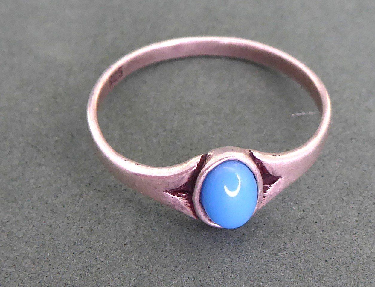 Bagues: Ring 925 Silber mit synthetischem Stein – D'occasion à Muri AG par silvermouse007 2