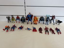 Figurines Super-héros Lot diverses marques bon état
