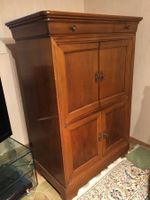 Armoire meuble tv ancienne en bois massif.