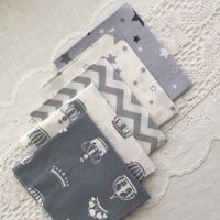 Dekostoff Baumwolle Set 5 Stück 45 x 55 cm