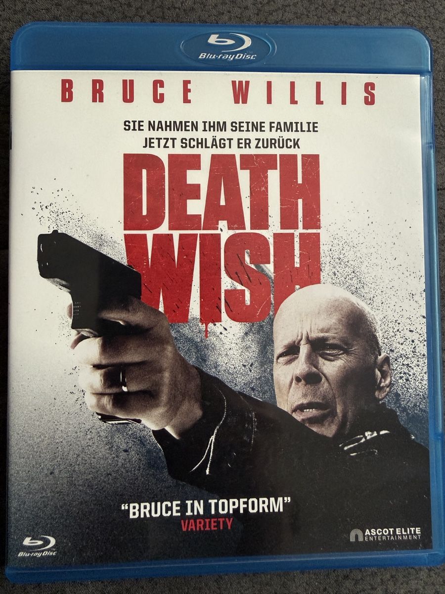 Tutti i DVDs: Death Wish - Bruce Willis - Blu-ray – Nuovo (secondo la descrizione) da Balgach venduto da Dragoon3