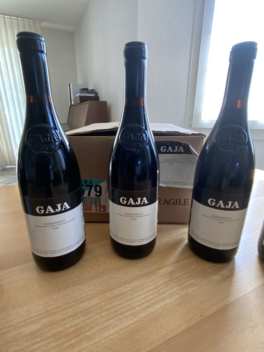 Vino: GAJA BARBARESCO 1990 – Nuovo e nell'imballaggio originale da Muri AG venduto da Topfurby 1
