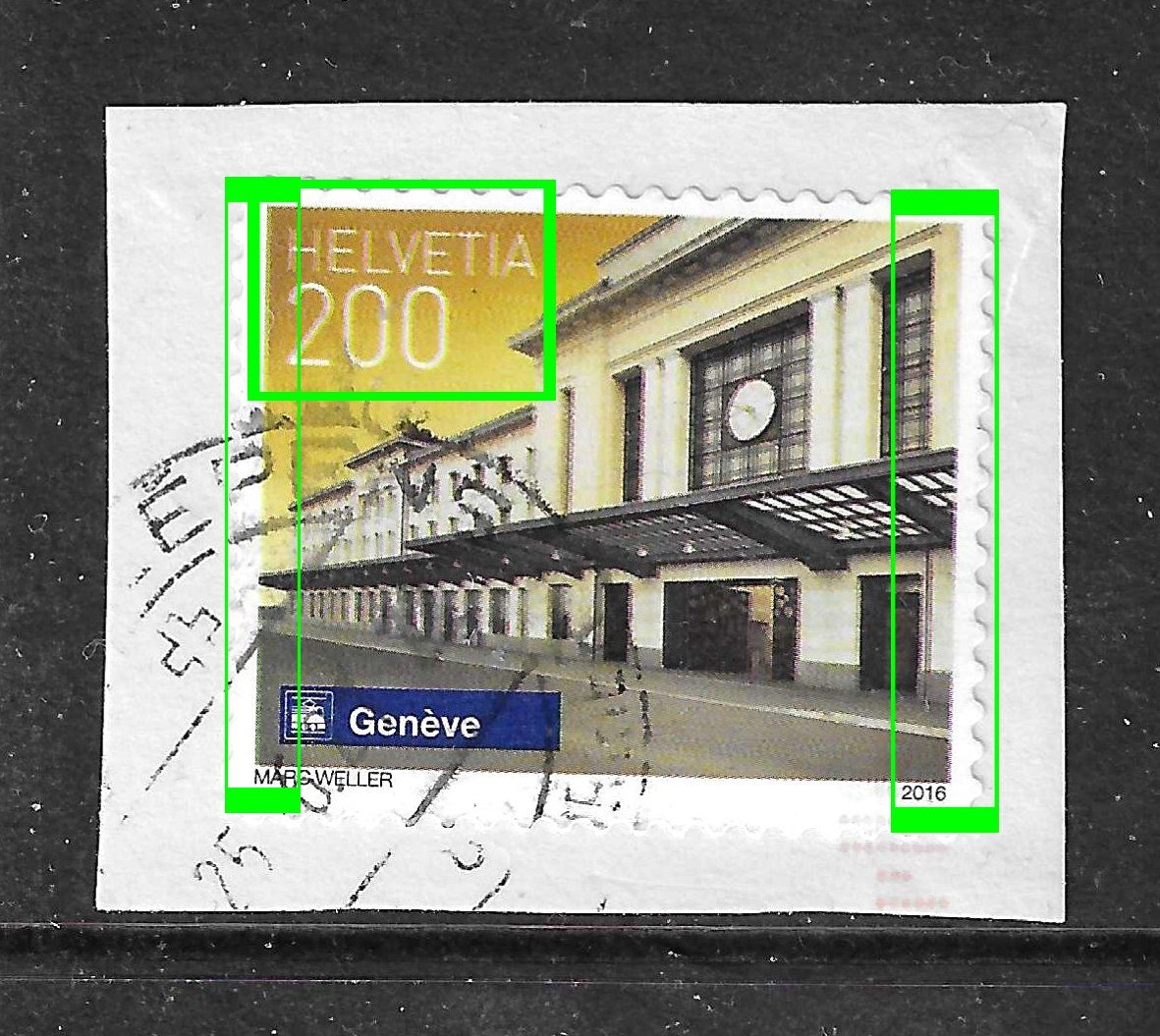 Tutti i francobolli: ZNr 1609 Décalage de couleur BIEN LIRE DESCRIPTION – Usato da Lausanne venduto da Polo07