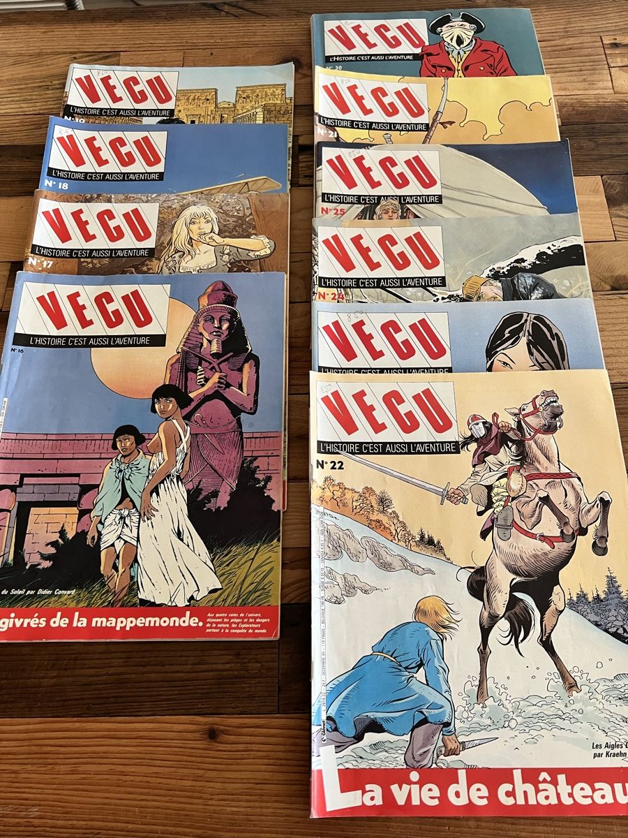 Fumetti: Lot 10 magazines BD VÉCU – Nuovo (secondo la descrizione) da Lausanne venduto da loz_yp8x