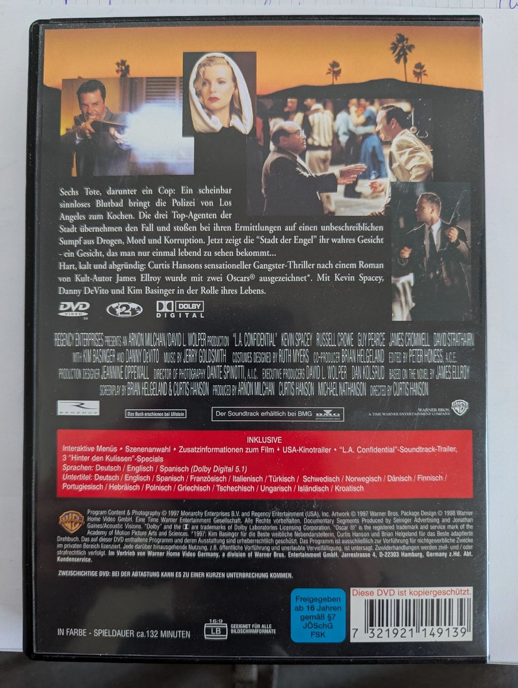 Alle DVDs: L.A. Confidential – Gebraucht aus Aarau von usmichi 1