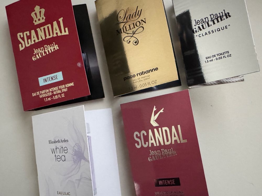 Jean Paul Gaultier Profumi & Eau de Toilette: Parfum Muster Paco Rabanne, J P Gaultier & Arden NEU & OVP – Nuovo e nell'imballaggio originale da Gurmels venduto da topsommer