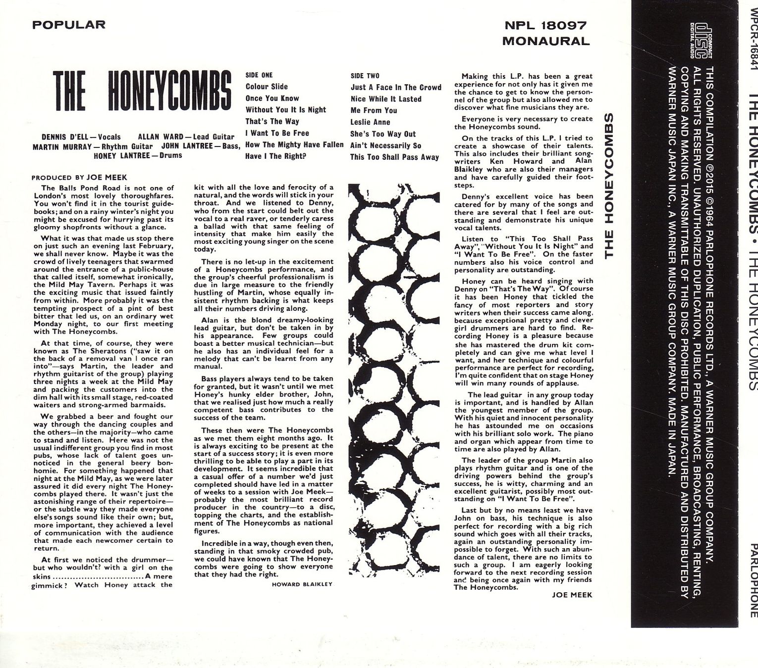 CDs: The Honeycombs – The Honeycombs – Neuf (Voir description) à Boussens par catfood01 1