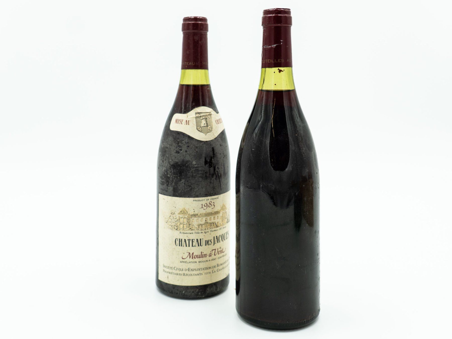 Vino: 2 Weinflaschen Château des Jacques 1983 - Ref. 05/33 – Usato da Au ZH venduto da BrockiAu 8