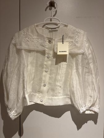 Leinenbluse Sandro