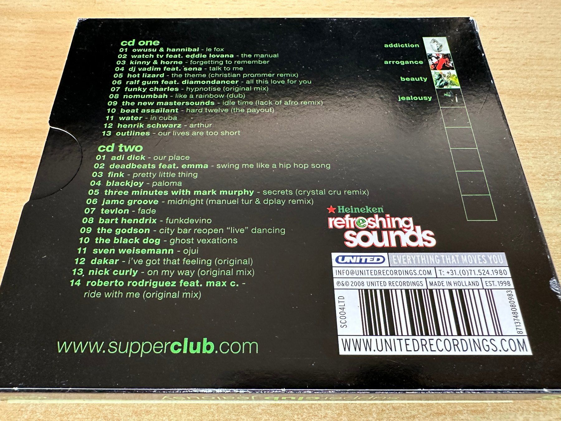 CDs: Various – Supperclub Jealousy - 2 CD – Gebraucht aus Rikon im Tösstal von Alpenmutz 1