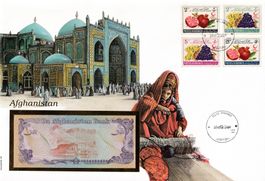 Grosser Banknotenbrief  Afghanistan