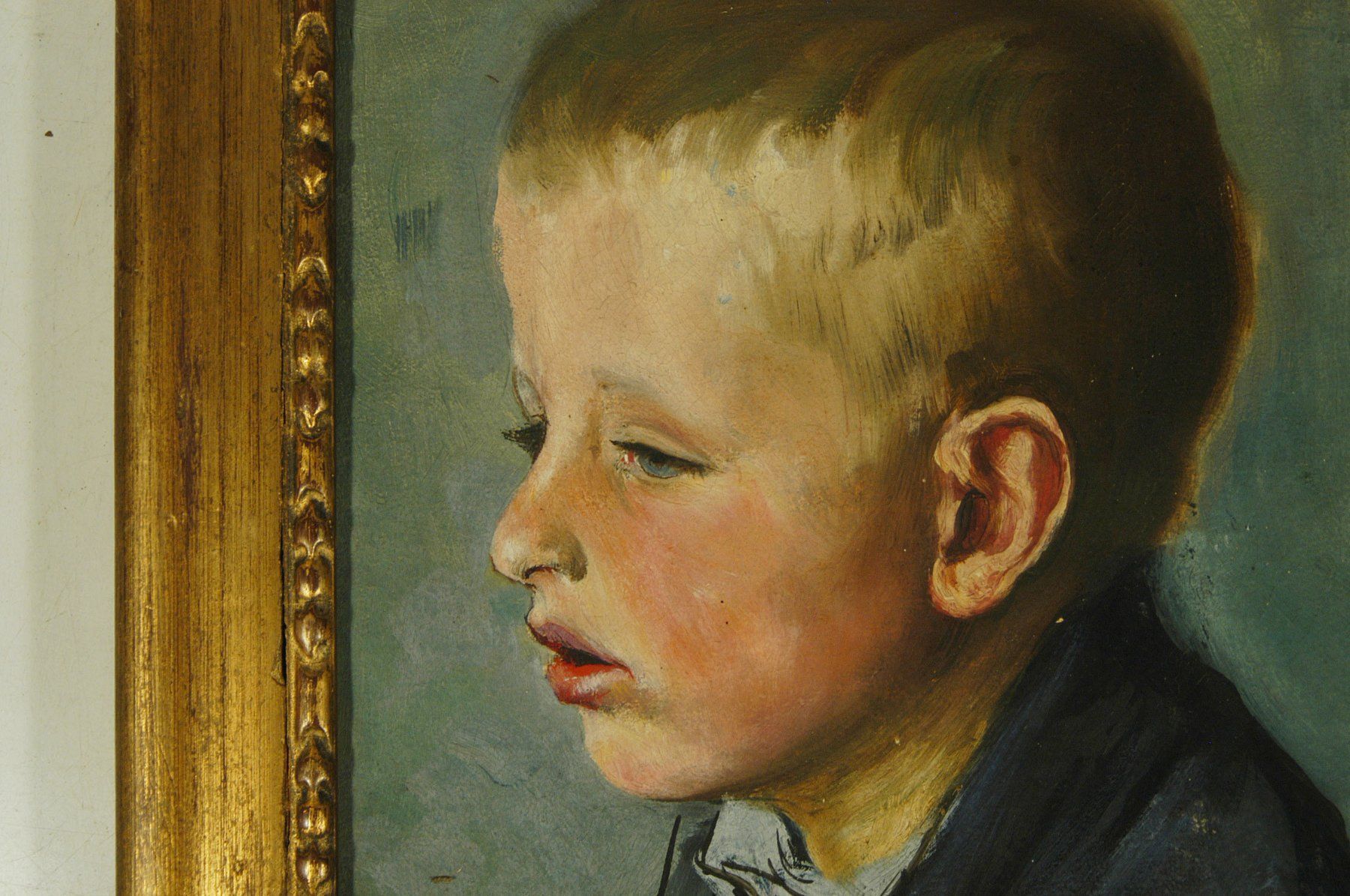 Gemälde: Sigrist Knabenportrait Aquarell – Gebraucht aus Herisau von Wisen 5