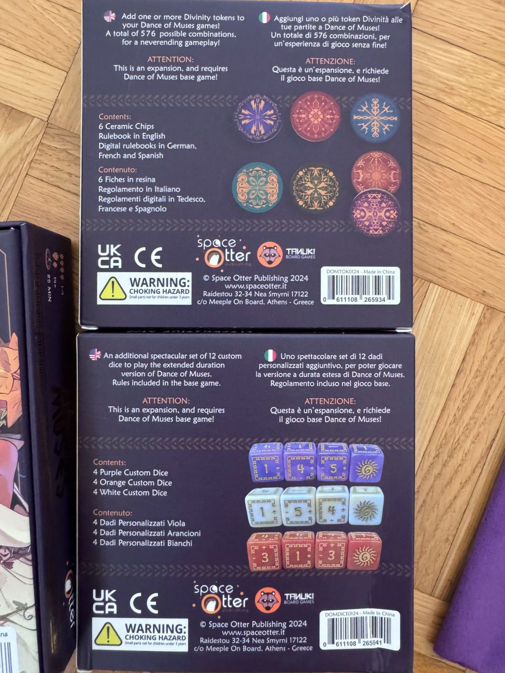 Spiele: Dance of Muses Kickstarter Version + Erweiterung + Upgrade – Neu (gemäss Beschreibung) aus Basel von liz_kqf6 2