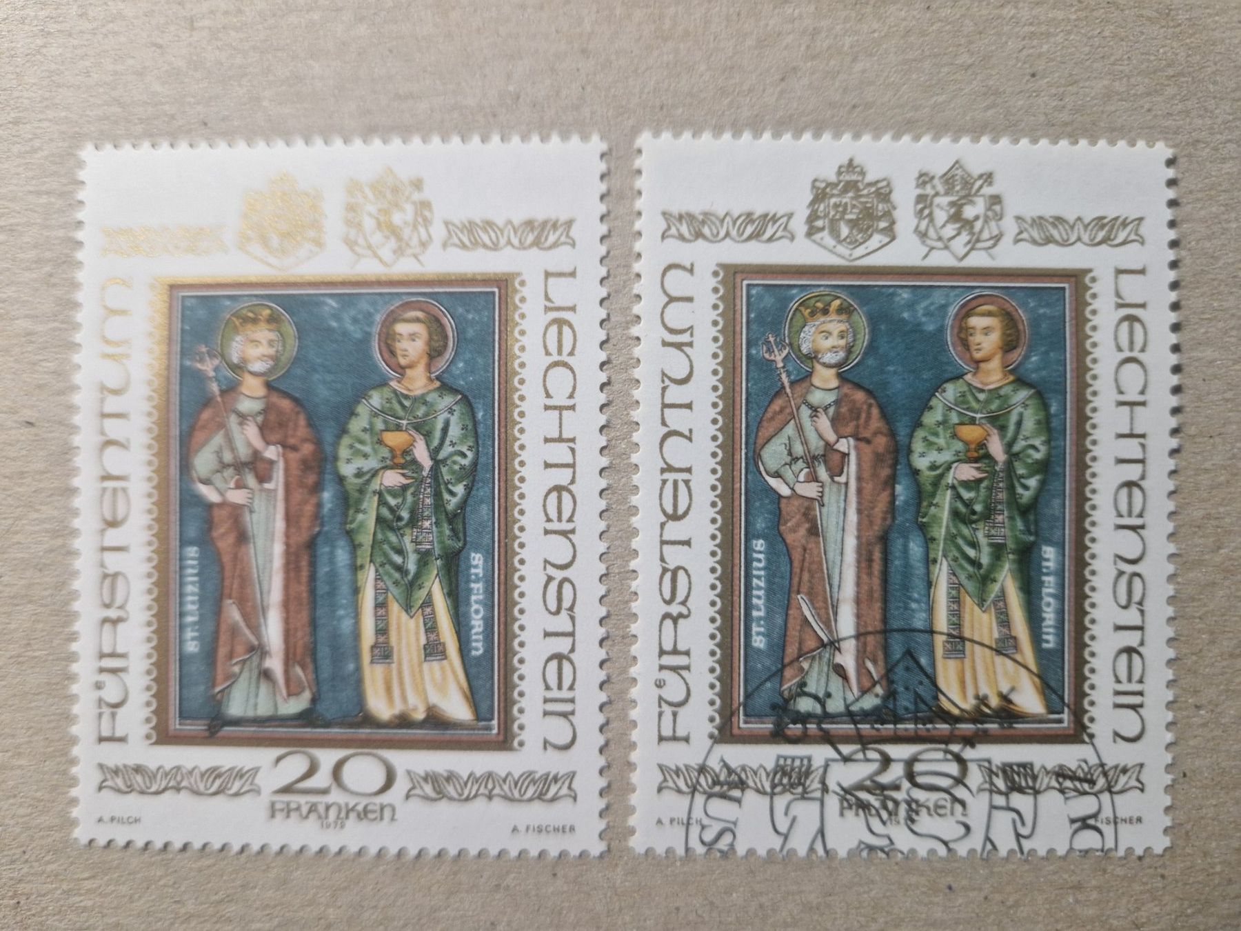 Alle Briefmarken: FL  n° 672   postfrisch** + gestempelt – Gebraucht aus Bouveret von hckoala