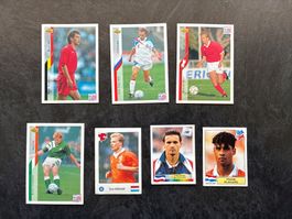 Lot de 7 images Panini USA 94 foot World Cup et Divers
